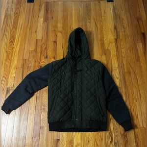 Ring of Fire Mens Green Winter Jacket Sz L Pre-Owned